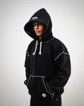 BRIGHTER black hoodie V3