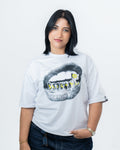 BRIGHTER graphic grills cropped tee-shirt
